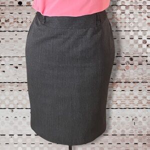 AB Studio Pencil Skirt Charcoal Gray Size  4